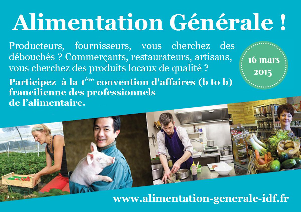 Avis aux #restaurants, #épiceries qui cherchent des produits #bio, #paysans, #artisanaux : alimentation-generale-idf.fr
