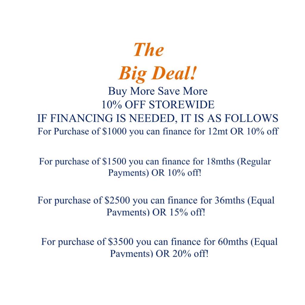 The Big Deal started today and ends Monday, March 2! The details are below!