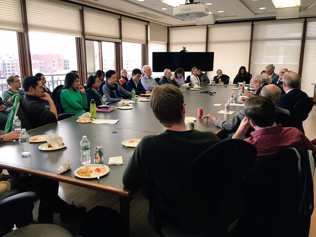 jpham1's tweet photo. We just had a great session with Amb. Maisto and Prof. Wise on the #Philippines. #USPhilippinesSociety #history http://t.co/1c9mJsEt74