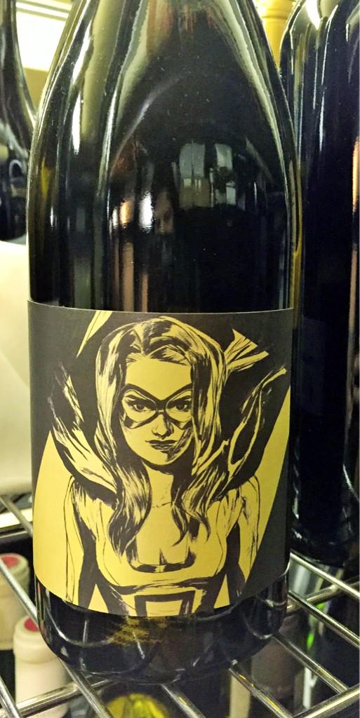 Fun fact: the label of @iconicwine 2012 'Heroine' Chardonnay was created by comic artist @mingdoyle #WineWednesday