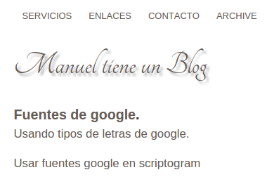 obeliscot's tweet image. Fuentes de google para tu #blog minimalista en #scriptogram goo.gl/vBNXHR