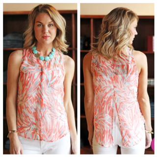 Hand_In_Pocket's tweet image. In a soft pastel color palette this button up blouse is the perfect Spring piece. #spring2015 #newathip...