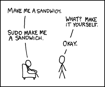 LigthartIneke12's tweet image. In organisations its called escalation. Same result #justtech #nofluff: @ben_nuttall  &quot;sudo make me a sandwich&amp;amp;&quot; http://t.co/LEgZYJbjGr&quot;