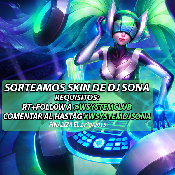 wSystemClub's tweet photo. ¡¡SORTEO, SORTEO, SORTEOOO!! Condiciones en la imágen ¡Deprisa, sólo hasta el día 27/02/2015! #wSystemDJSona http://t.co/1SGf0a2tuI