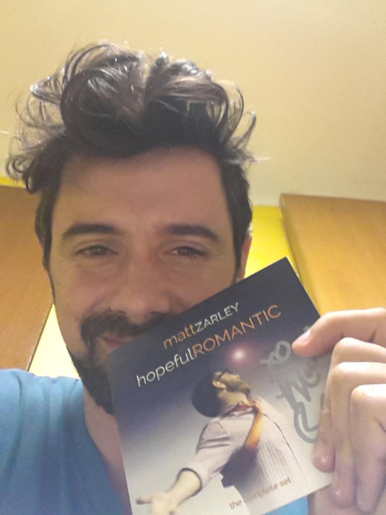 nickjomar's tweet image. @MattZarley hey! Look what just came in! #hopefulROMANTIC #physicalCD You nade my day :)