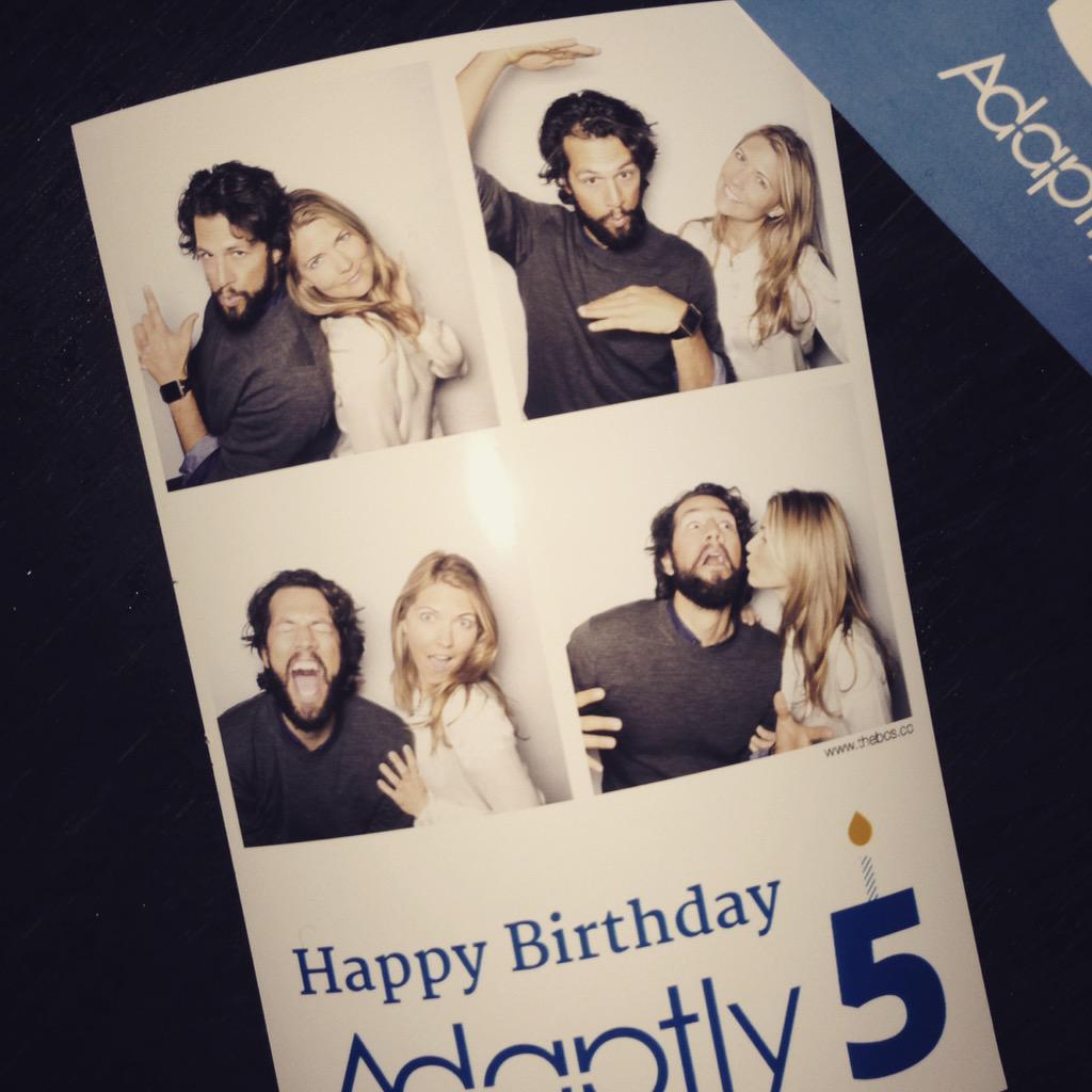 drewpbaldwin's tweet photo. Happy 5th @adaptly party at NYC hotspot @No8NY here's to hitting the skies in @GothamAir to @NY_NJairports #adaptly5 http://t.co/IH94jXKKZO