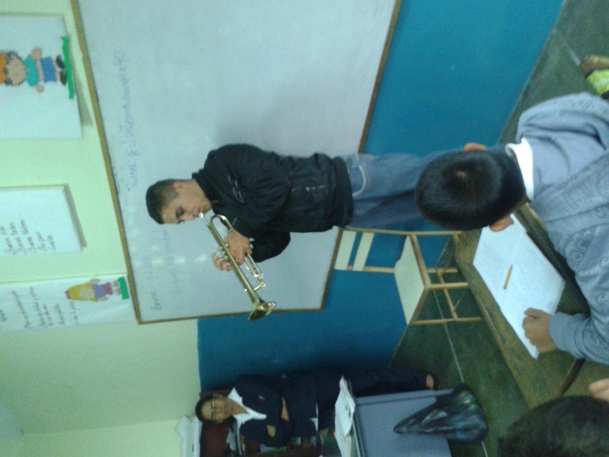 #ElSistemaCumple40 Trompeta y Saxofón en U.E América Fernández de Leoni