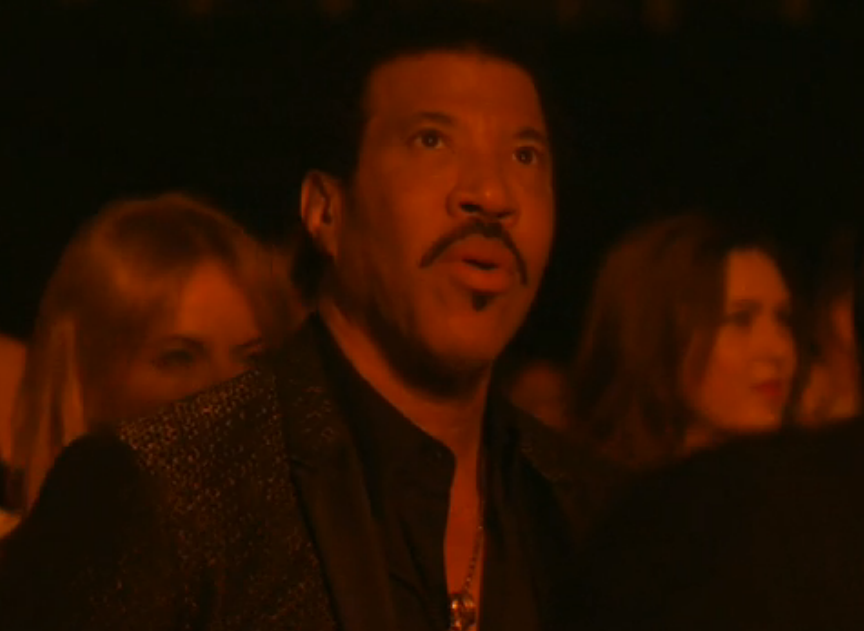 SBTVonline's tweet photo. Lionel wasn't ready for Kanye!! #BRITs2015 http://t.co/BFLFGbfecG