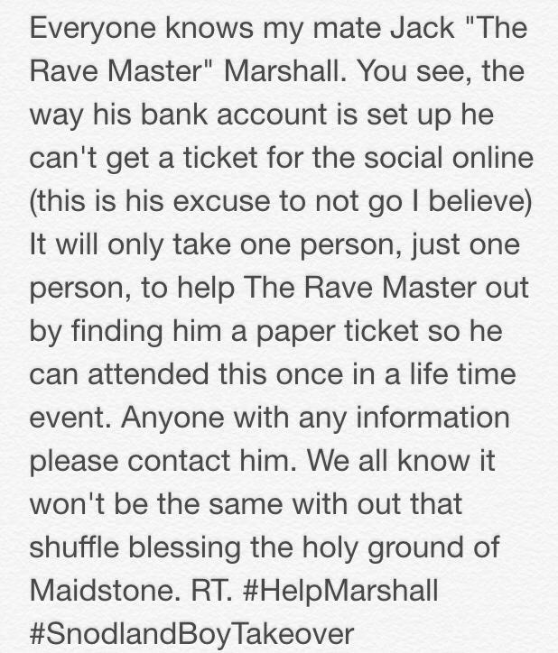 ScottHeming_'s tweet photo. @The__Social RT RT RT #HelpMarshall http://t.co/Hl8dT3kJef