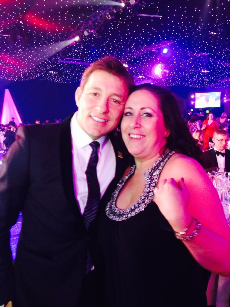 OMG just one of the fab celebrities at the best 100 companies at London tonight with Suzi McCreedy!