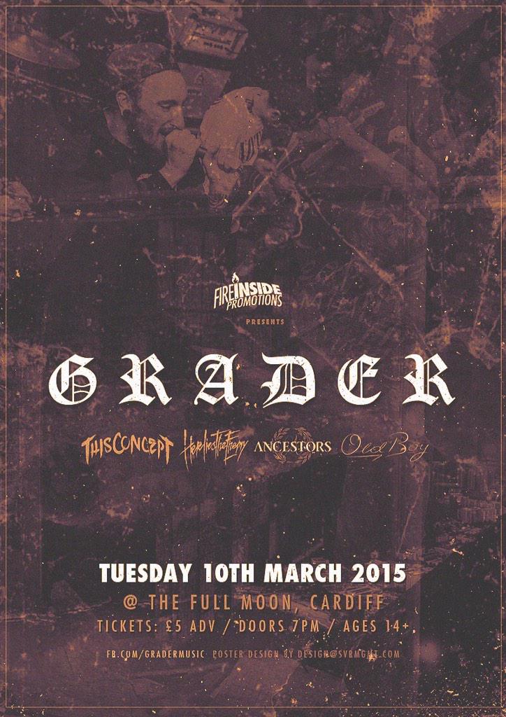 CARDIFF. We're back in March supporting <a href="/GRADERHC/">Grader</a> with our brothers <a href="/ThisConceptSW/">This Concept</a>