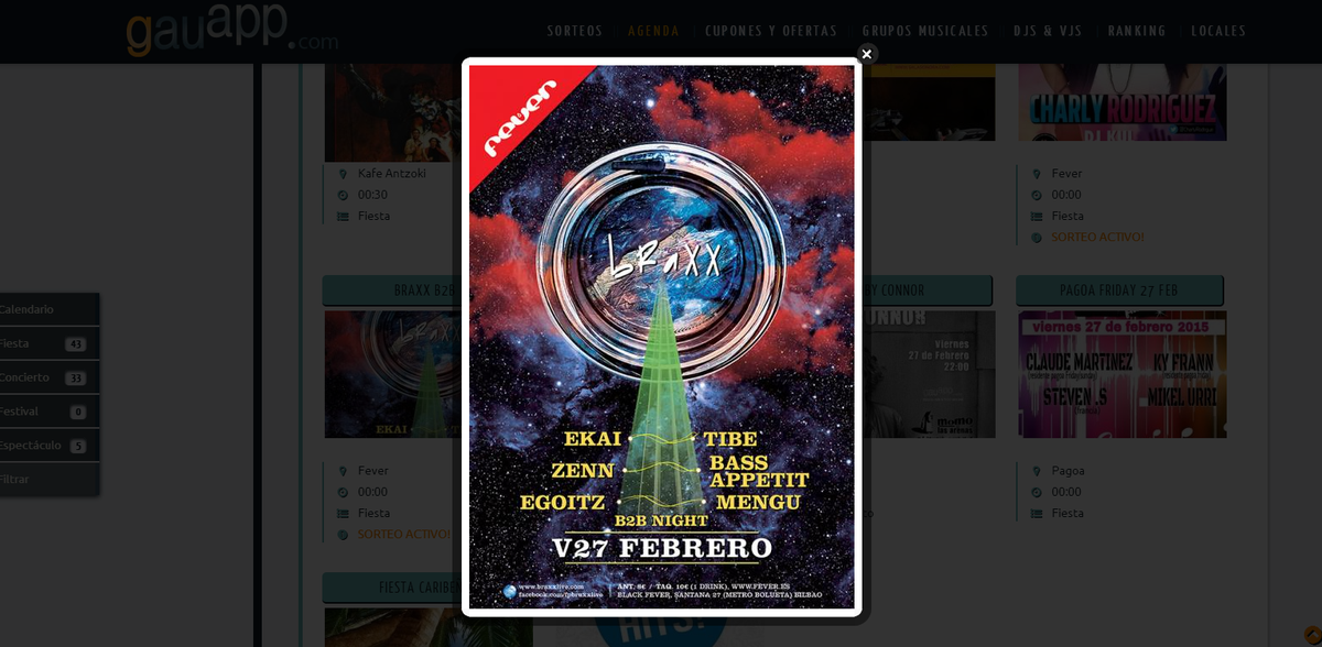 gauapp's tweet photo. Sorteamos 2 entradas para el viernes en @FeverClubBilbao en http://t.co/Z4HphQ8PYE! PLANAZO con @CharlyRodrigue ! http://t.co/y1Arq0UzFI