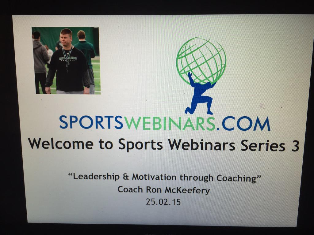 RMcKeefery's tweet image. Thanks to all that showed up for my Leadership and Motivation presentation at @sportswebinars  #GreatResource