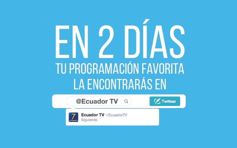 EcuadortvInter's tweet photo. Te recordamos que esta cuenta la cerraremos, pero la información de #EcuadortvInternacional la tendrás en @EcuadorTV http://t.co/rIW9X5iMyg