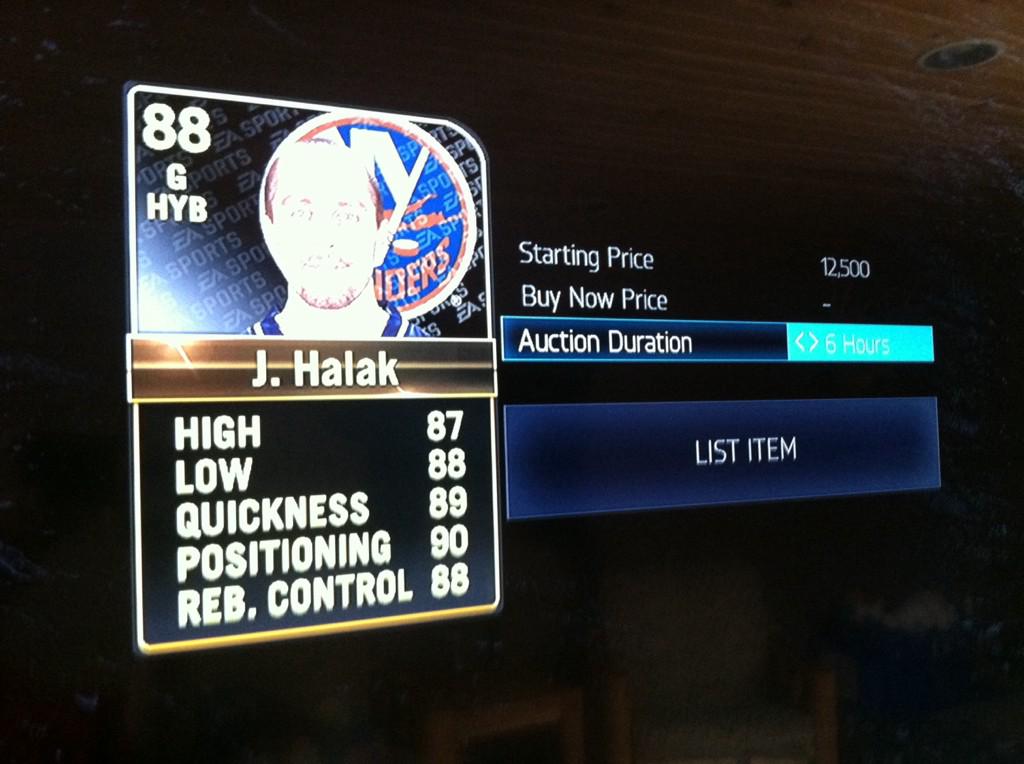 STournements's tweet image. ⚠️Here it is! TOTW Halak. Best offer gets there name put in 10 times for the giroux giveaway tomorrow. SEND TRADES⚠️