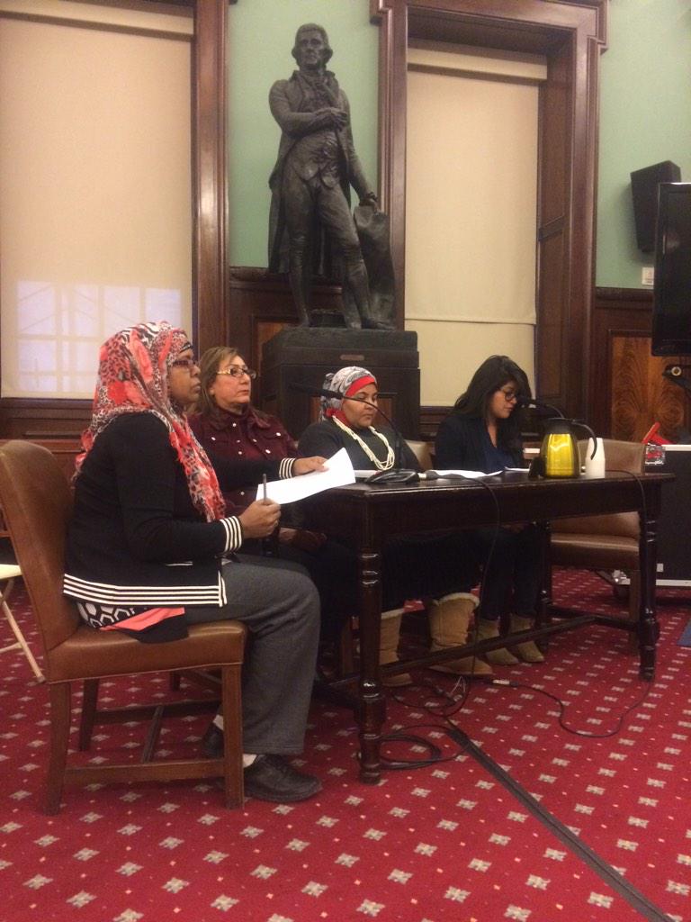 Adult Ed students Marwa &amp; Weam sharing testimonials on behalf of Arab American community on English language learners