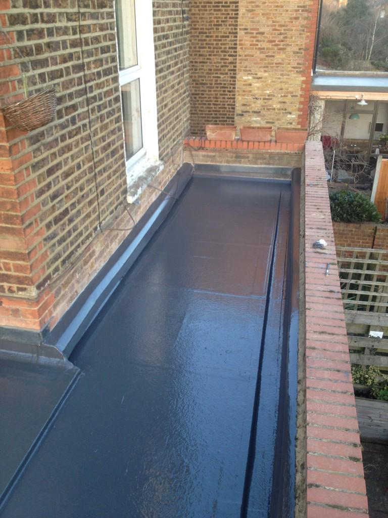 Just finished a new GRP roof in West Norwood, another job well done!