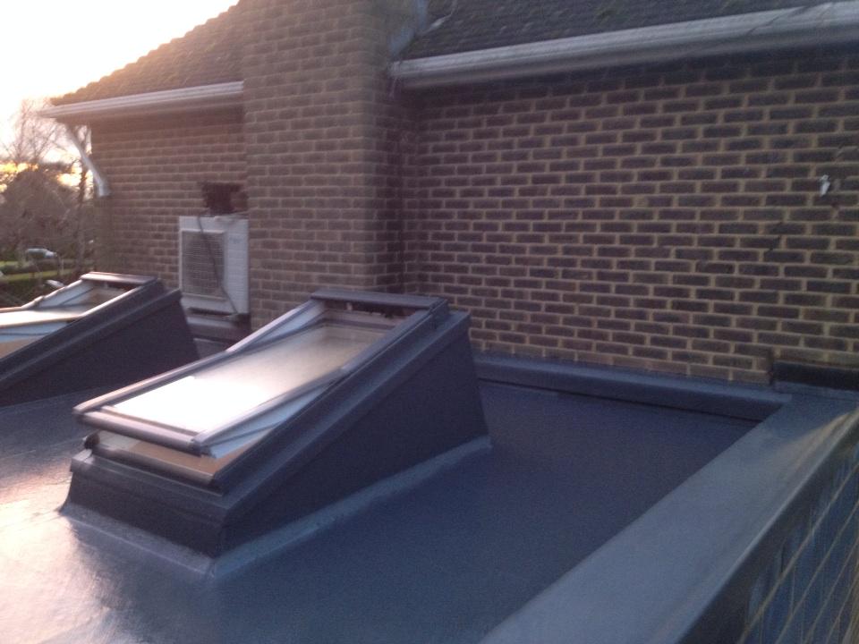 Specialist flat roof we installed in cobham last month.