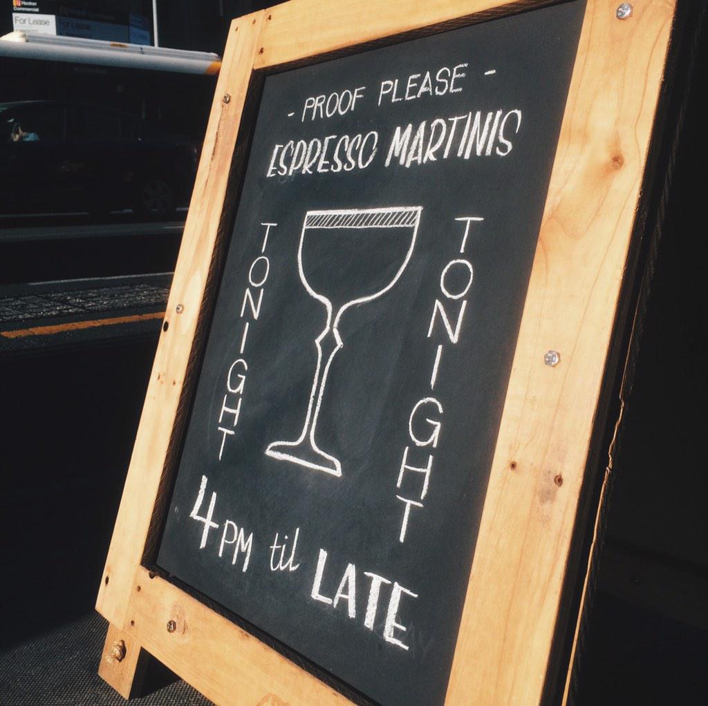 Yo! We will be ending trade at 3pm today &amp; tomorrow, to set up for our coffee cocktail bar with <a href="/ProofBarADL/">Proof Bar Adelaide</a>