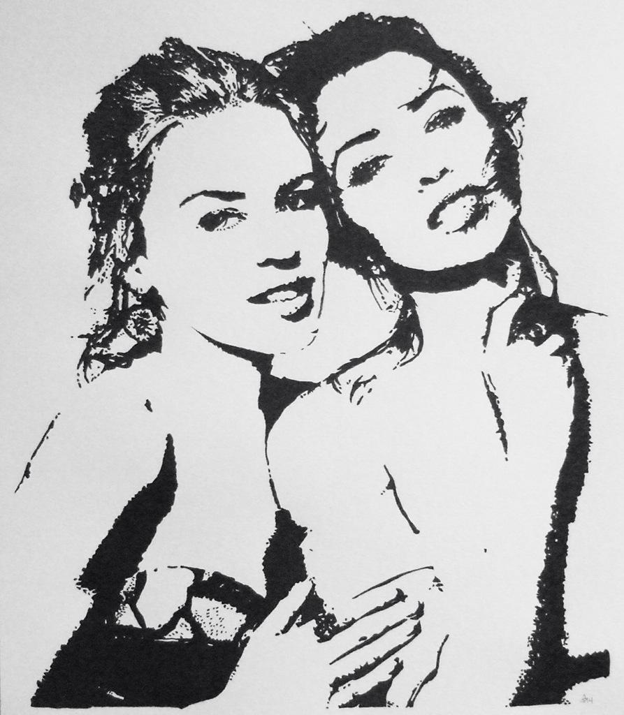 toocreativeart's tweet image. #TooCreative #popart selection beautiful #Brits2014 #sisters @DanniiMinogue @kylieminogue #artwork @BRITAwards
