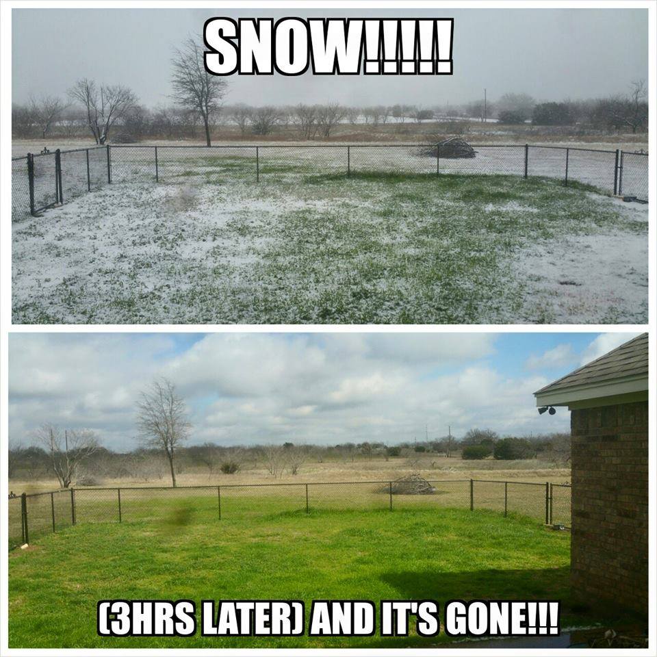 samstaa's tweet photo. Yep. Pretty much sums up today #BipolarWeather #DallasIceStorm http://t.co/n1Kjn4CuPl