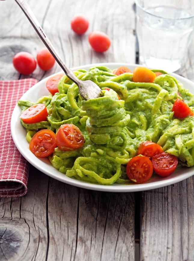 MikeTriathlon's tweet image. {New!} Creamy Avocado Pesto Zoodles
Decadent without any guilt at all. Recipe -&amp;gt; bit.ly/1AseJqw