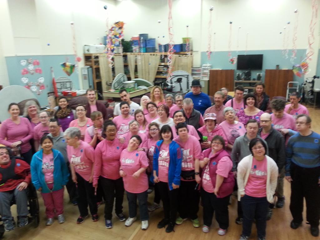 witsprograms's tweet photo. Celebrating #pinkshirtday with Clements Center Society!!

#antibullying #witsprogram #seaofpink http://t.co/D8pLAU300M