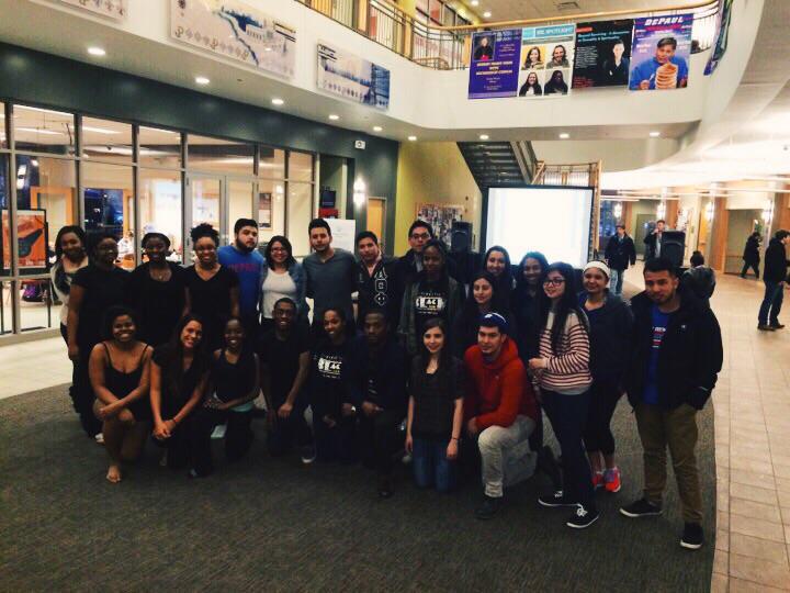 DePaul_DALE's tweet photo. Baile Afrika! #DePaul @BlueDemonWeek @BSU_DPU @NuanceDanceTeam &amp; Ritmo Dembow http://t.co/aAG7IfbFW5