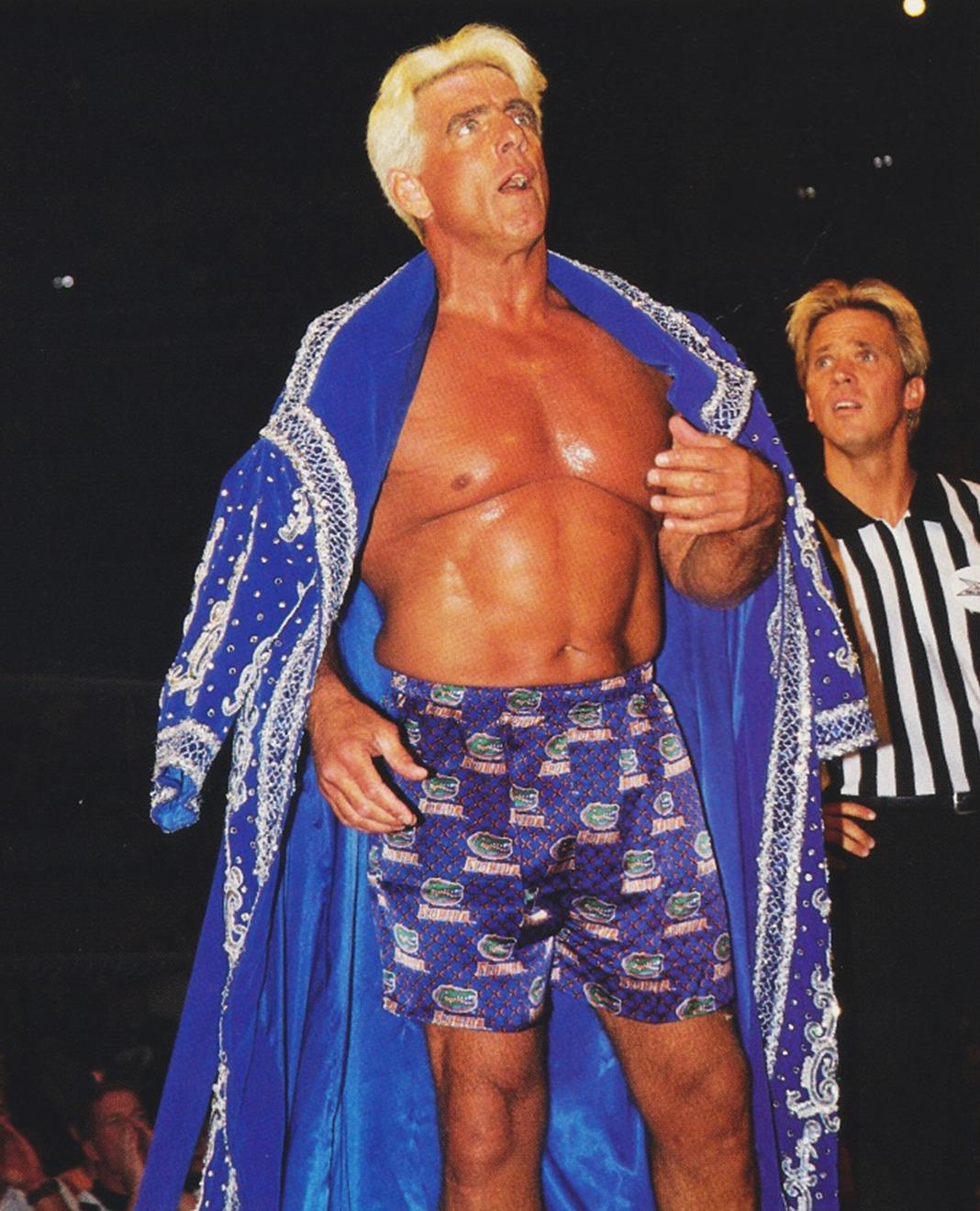 Ric Flair Strips Down to His Boxers - WCW Monday Nitro [4/19/99]

Happy Birthday, Ric! 
