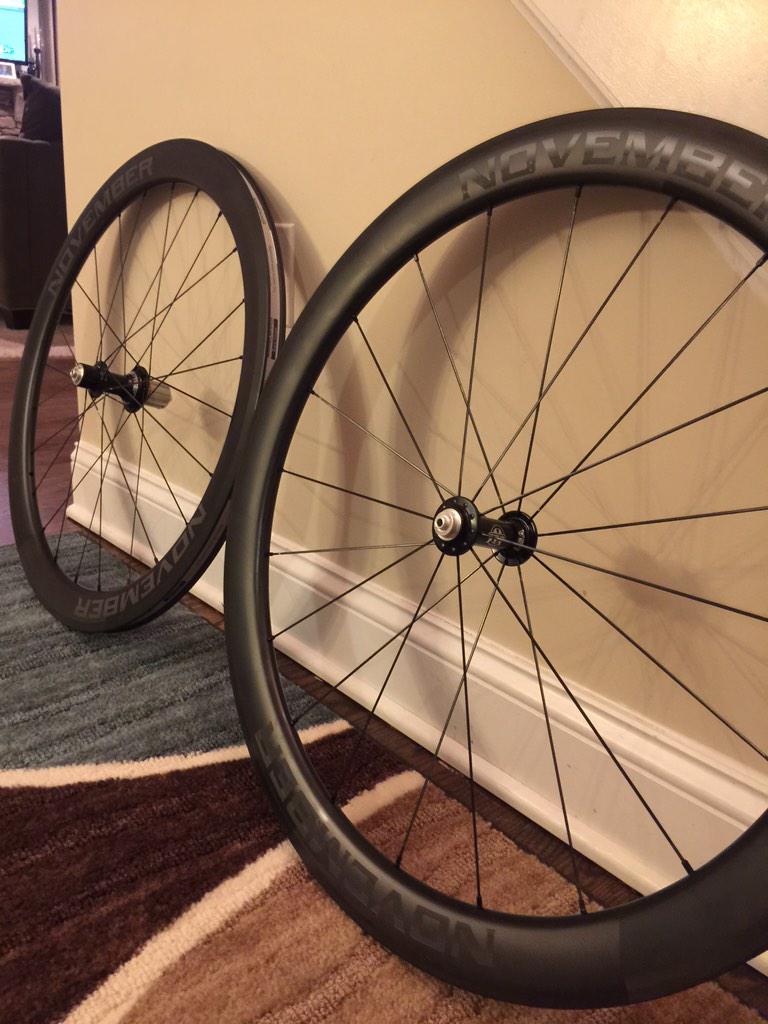 drhaydu's tweet photo. @NovemberBikes These are awesome. Come on spring! #rail52 http://t.co/h9yGOe4mfc