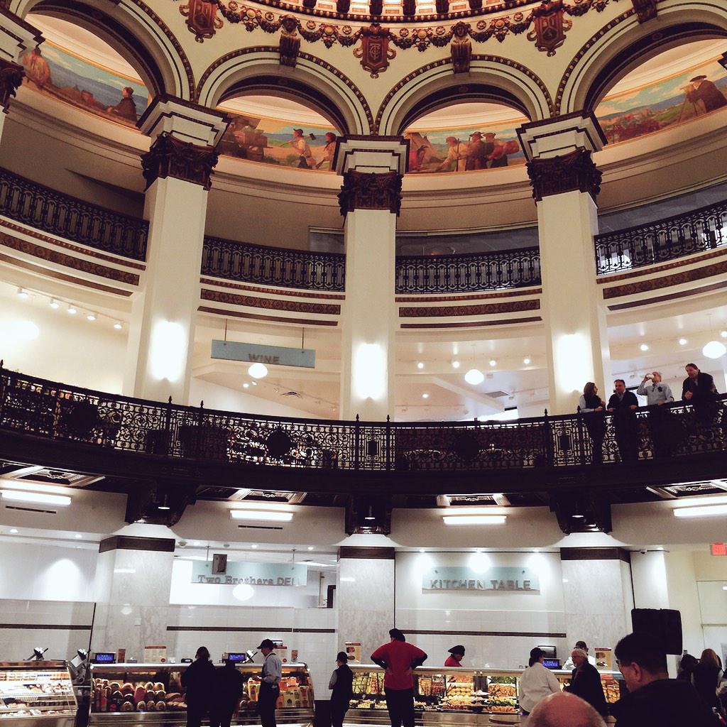 mattbbates's tweet image. The downtown @Heinens is not just a grocery store, it's a piece of art.
