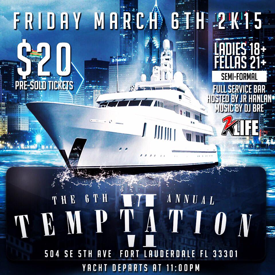 djbre__'s tweet image. The Temptation VI Yacht Party is next Friday!!! @2kLiFE #2KTakeoverWeekend - Your tickets are available now!