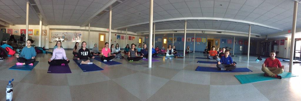 Mrs_Deitz's tweet photo. An afternoon of yoga for our #StrongMS EDGE group.. Namaste http://t.co/eha54S3pUQ