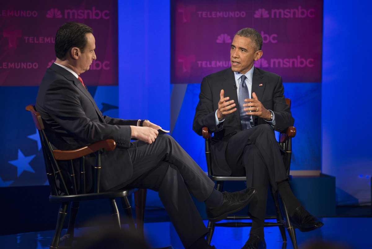 MSNOWNews's tweet photo. Obama: I gave Republicans a year and a half to pass an immigration bill http://t.co/2H2YxByjJq #ObamaTownHall http://t.co/H3vgXfMa4F