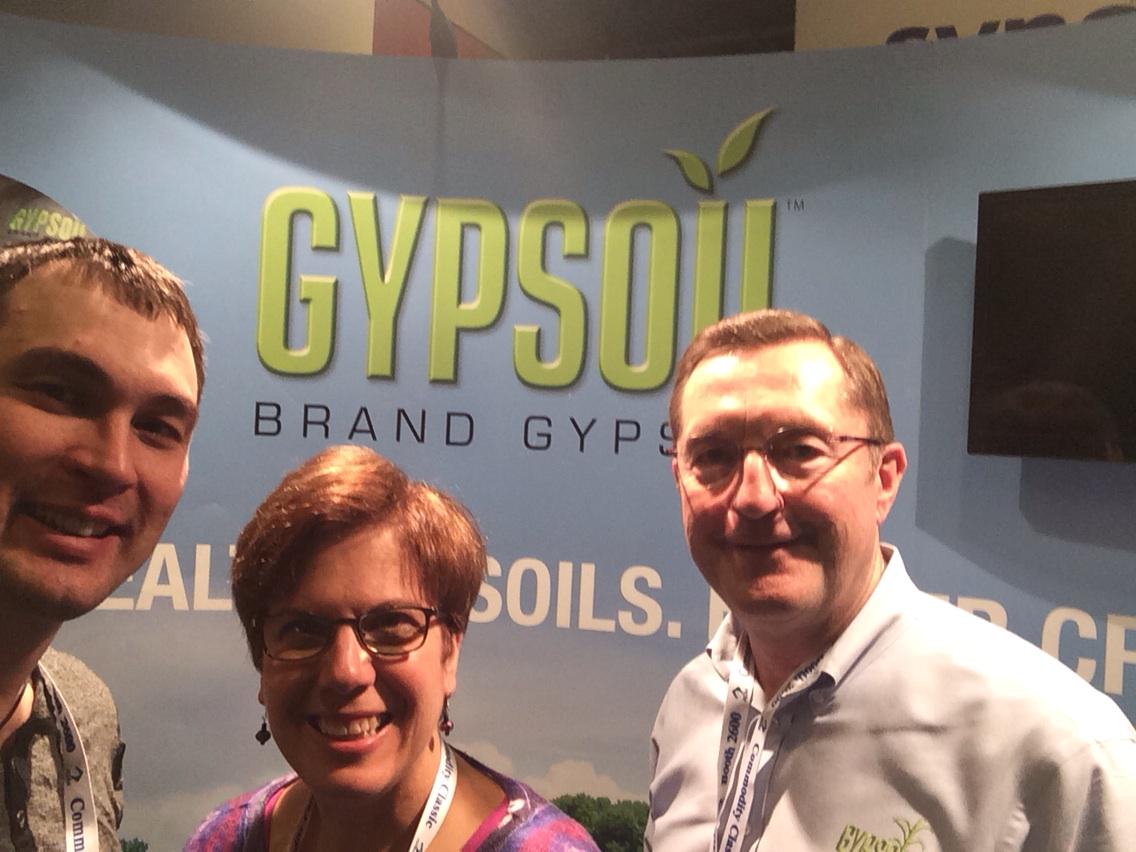 KarenBernick's tweet photo. @gypsoil @KS_Gypsoil @3Chamberlain ready to talk about benefits of gypsum for soil quality. #classic15 http://t.co/34lUJ3EaYu