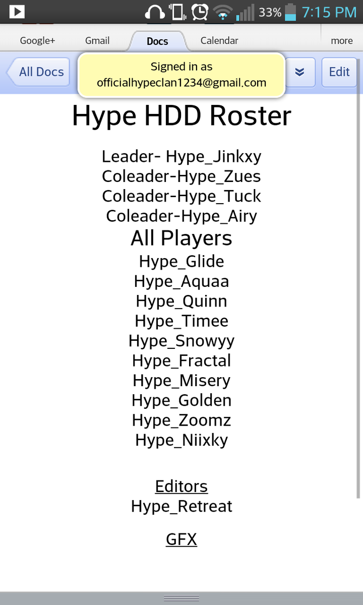 HypeHDD's tweet photo. This is the team so far! All amazing people!! Anyone wants to join dm us http://t.co/JTi6GRoZIS