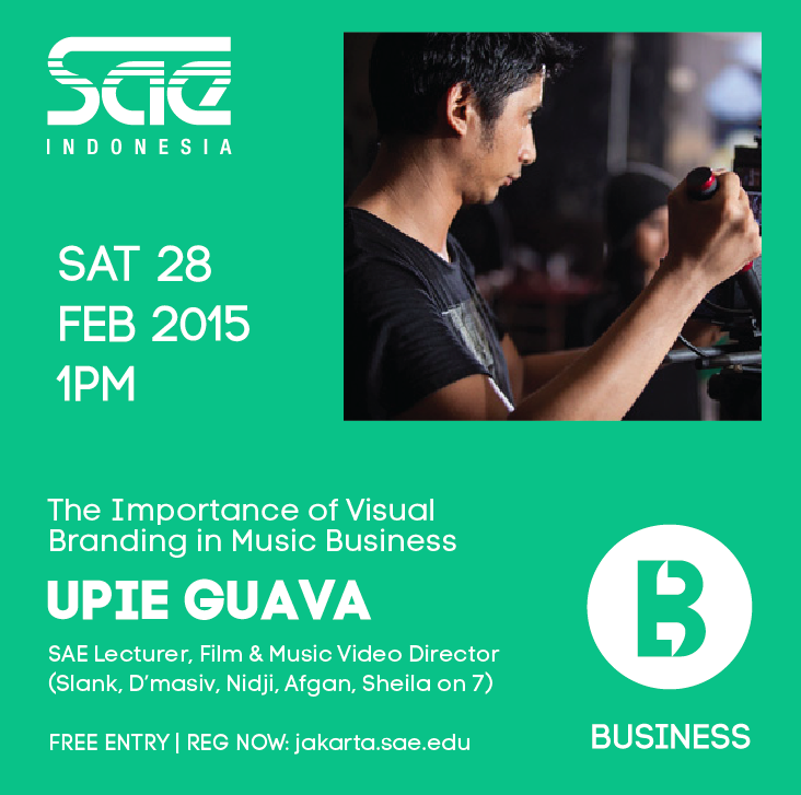 SAEjakarta's tweet photo. Ingin menggarap video clip? Ikuti: Pentingnya Visual Dalam Bisnis Musik. Gratis, klik: http://t.co/NvT5KwbmS3 http://t.co/ZWR91xy5Ik