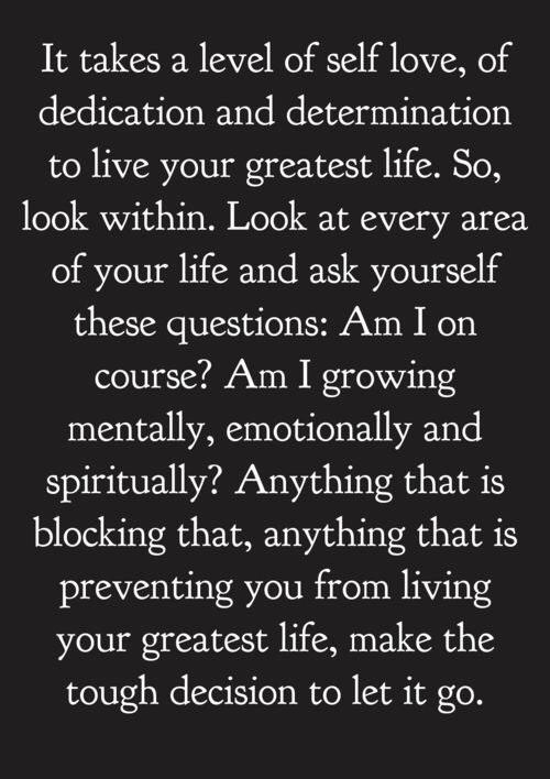 Un1fied's tweet image. Live your greatest life by learning to let go.