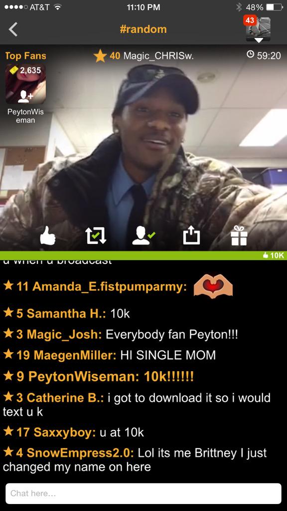 PANDIEMANDIE's tweet photo. @mr_chrisjr_ First time hitting 10k #chrisisbae #sexiestguyonyounow http://t.co/qBwVeh04FW
