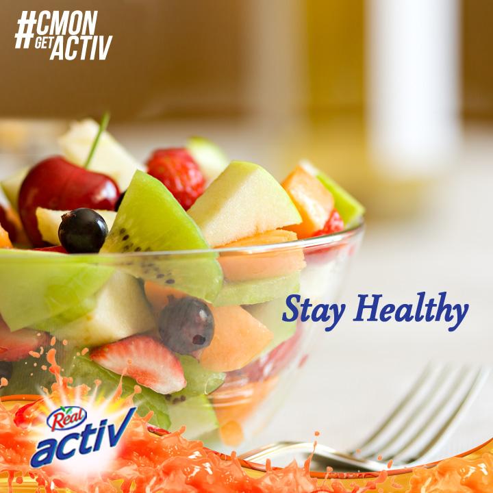 RealActiv's tweet photo. A diet rich in fiber is good for your stomach. Start eating more fruits to stay fibrous!#CmonGetActiv http://t.co/SxFgUZmrIa