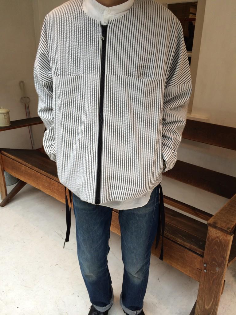 SUNSEA シアサッカー セットアップ｜ファッション