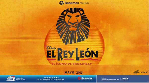 ElReyLeonMxFans's tweet photo. 11 Semanas para poder disfrutar de este majestuoso musical @ElReyLeonMexico en el @Teatro_Telcel http://t.co/NRk1XvzhBZ
