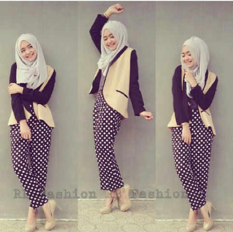 nafyastore's tweet photo. Dini 4in1 @95rb, bahan spandek (blazer+tanktop+celana ada saku+pasmina), LD98cm, fit to L http://t.co/FWSCHtbbsU