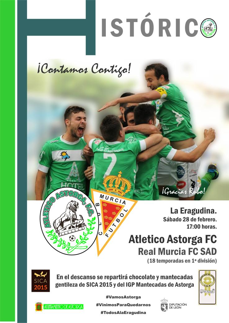 AtleticoAstorga's tweet photo. Este Sábado partido Histórico en #LaEragudina. Con la despedida de un grande. @MGRuben6. #GraciasRubo #VamosAstorga http://t.co/0rqtY2bP4m