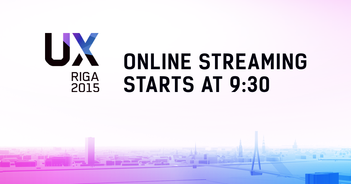 If you want to watch today's speeches online, head to uxriga.lv. Live streaming starts at 9:30!
