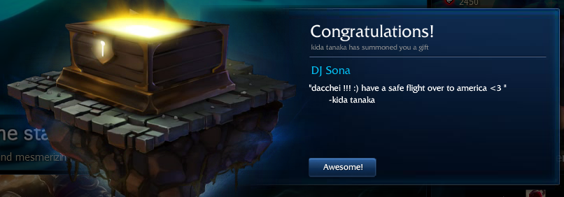 Dacchei's tweet photo. ;-; Thank you @kidakunz <3 I shall feed valiantly in your honor http://t.co/BesDcnD8Qv