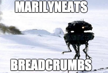 If Star Wars Droids Spoke English... #StarWarsPuns #StarWars #MarilynEatsBreadCrumbs
