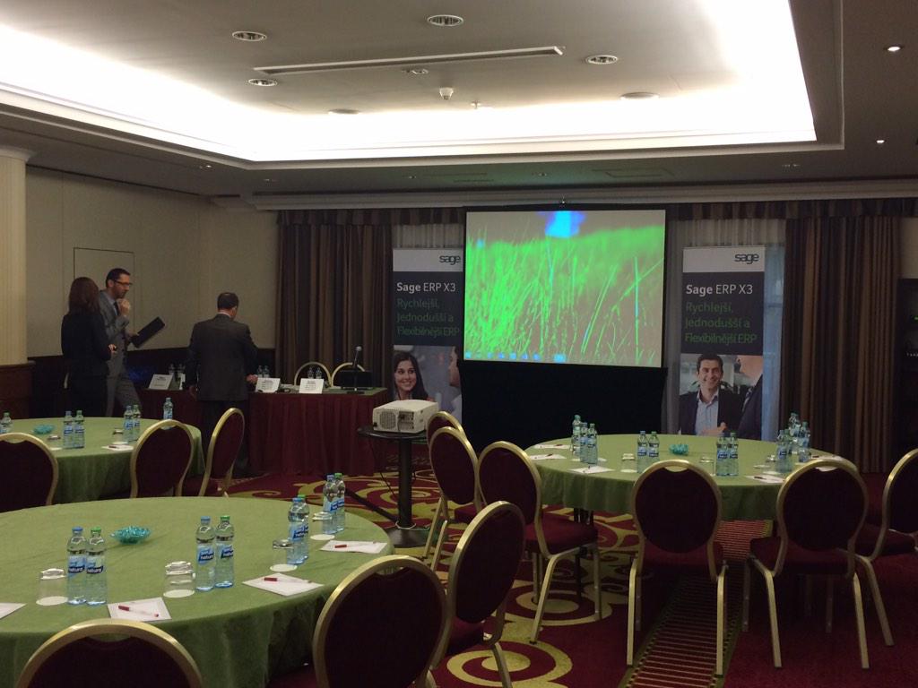 CocqueelJeremy's tweet image. Show time once again #SageERPX3v7 launch #SageExport #DEVEHO #prague #sageerpx3 rocks