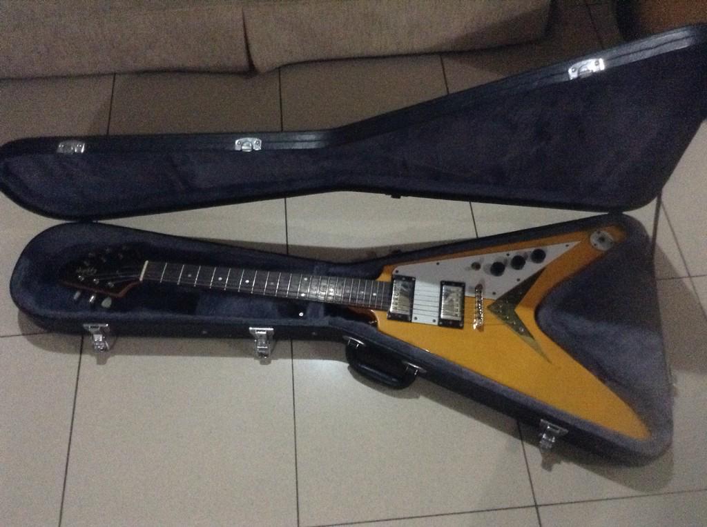 Epiphone Flying V Korina 081318565969
