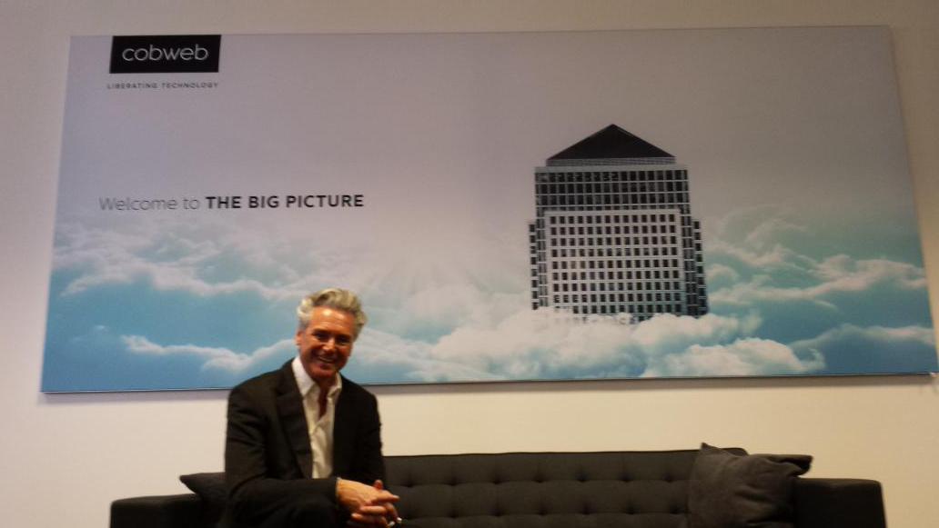 MarlinPR's tweet image. Someone is excited about our #cobweblt event today... @PaulHCEO @cobwebsolutions